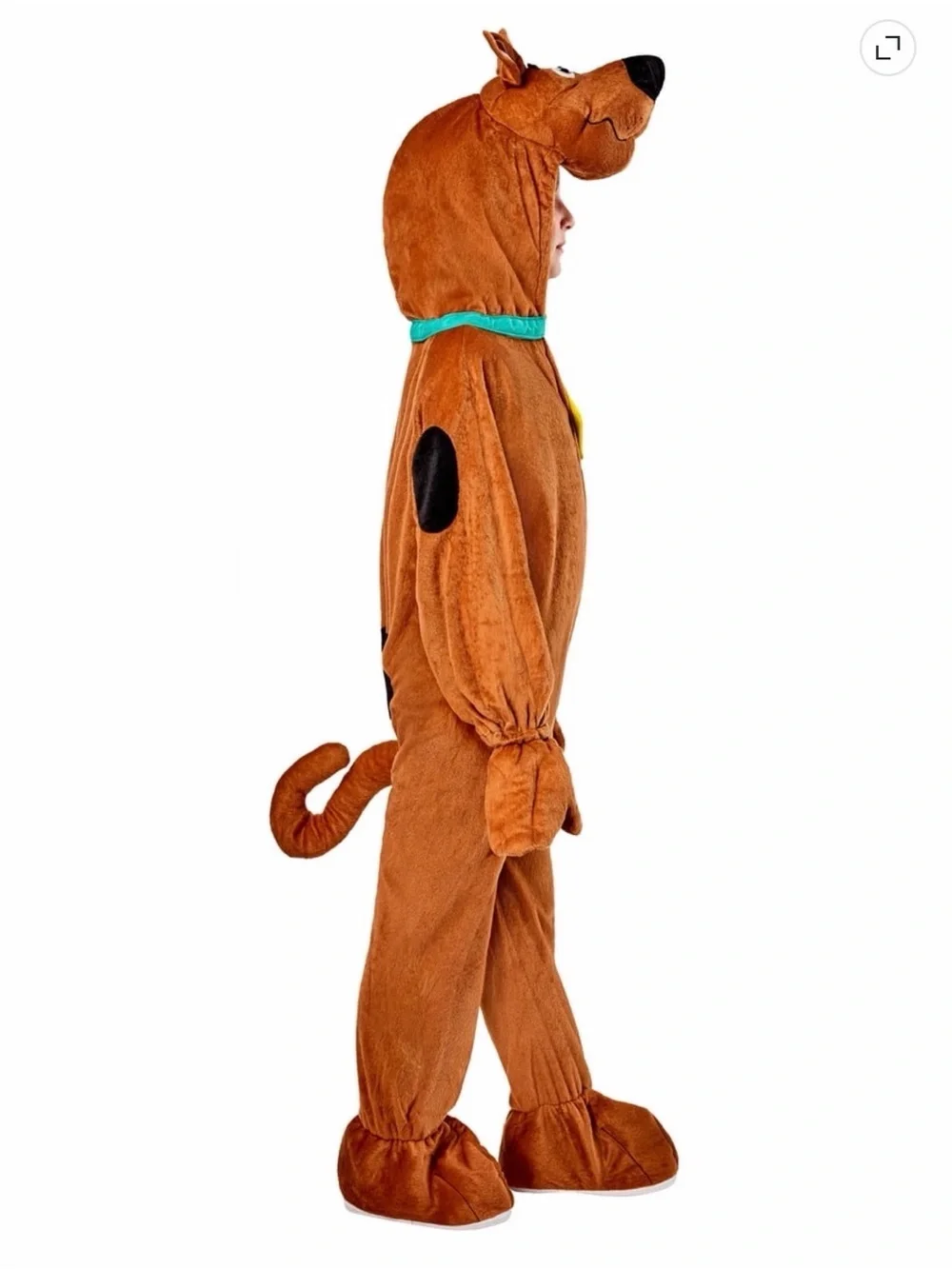 Rubie's Brown Scooby-Doo Plush Halloween Costume with Hood and Tag
